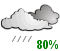 Drizzle (80%)